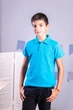 Поло TvoePolo однотонне 128 Яскраво-блакитне (3720-08 128р) - зображення 1