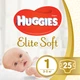 Підгузки Huggies Elite Soft 1 3-5 кг 25 шт. Conv (5029053578040) - зображення 1