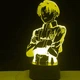 Настольный светильник-ночник Леви Аккерман Атака на Титанов настольная 3D Лампа 16 Цветов USB (12506) - изображение 5