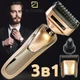 Электробритва Geemy by Gemei GM-579 Золотая Беспроводная бритва триммер для бороды и волос из нержавеющей стали - изображение 1