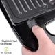 Гриль DSP KC1051A Чорний - сріблястий 1200 W Електричний притискний від мережі зі змінними пластинами - зображення 5
