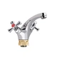 Змішувач для раковини Lidz Lamb 161F двохвентильний LDLAM161FCRM35446 Chrome - изображение 1