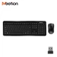 Беспроводная клавиатура и мышка набор Combo MeeTion Keyboard/Mouse Wireless 2.4G MT-C4120 |RU/EN|. Black - изображение 1