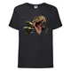 Футболка детская Парк Юрского Периода 0011 (Jurassic Park) черная (JPK blc 0011) 104 см - изображение 1