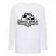 Лонгслив реглан Парк Юрского Периода 0010 (Jurassic Park) белый (JPK wh 0010) 116 см - изображение 1