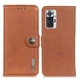 Чехол-книжка KHAZNEH Wallet Cover для Xiaomi Redmi Note 10 Pro - Brown - изображение 1
