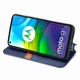 Чохол Deexe Rhombus Wallet для Motorola Moto G9 Power - Blue - зображення 7