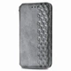 Чехол Deexe Rhombus Wallet для Motorola Moto G9 Power - Grey - изображение 3
