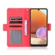 Чохол-книжка з кишеньками Deexe Wallet Stand для Samsung Galaxy A32 (А325) - Red - зображення 8