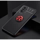 Защитный чехол UniCase Magnetic Ring для Xiaomi Redmi K40 / K40 Pro / Mi 11i / Poco F3 - Black / Red - изображение 2