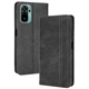 Чехол-книжка Deexe Retro Style для Xiaomi Redmi Note 10 / Note 10s / Poco M5s - Black - изображение 1