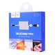 Кабель USB HOCO X21 Silicone Micro USB (2A) (1M) Білий - зображення 2