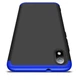 Чехол GKK 360 для Xiaomi Redmi 7A бампер противоударный Black-Blue - изображение 5