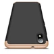 Чехол GKK 360 для Xiaomi Redmi 7A бампер противоударный Black-Gold - изображение 5