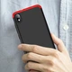 Чехол GKK 360 для Xiaomi Redmi 7A бампер противоударный Black-Red - изображение 4