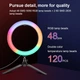 Кольцевая USB LED лампа Puluz PKT3082B 10" + настольный штатив - изображение 8