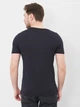 Футболка хлопковая длинная мужская Tommy Hilfiger 10641.4 S Темно-синяя - изображение 2