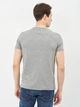 Футболка хлопковая длинная мужская Tommy Jeans 10643.3 L Серая - изображение 2