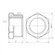 Футорка SD Forte 1/2"х3/4" НВ - зображення 2