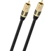 Сабвуферний кабель RCA-RCA Oehlbach NF 200 Subwoofercable 2,0m Black - зображення 1