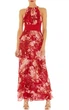 Платье Karen Millen макси шелк 14 L красное (11/11/133) - изображение 1