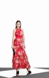 Платье Karen Millen макси шелк 14 L красное (11/11/133) - изображение 5