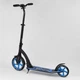 Самокат двухколесный "Best Scooter", с амортизатором. Black and Blue (74314) - изображение 7