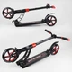 Двоколісний Самокат Best Scooter з PU колесами і амортизаторами 2 Black/Red (100072) - зображення 3