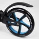 Самокат двухколесный Best Scooter с PU колесами и 2 амортизаторами Black/Blue (100073) - изображение 4