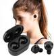 Беспроводные вакуумные Bluetooth наушники Air Twins A6 TWS гарнитура с боксом для зарядки - изображение 2