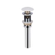 Донный клапан для раковины Qtap PU02O 70х70х227.5 White с переливом - изображение 3