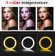 Кольцевая LED лампа селфи подсветка набор блогера Ring Light AL-360 36см 220V с 1 креплением для телефона + пульт - изображение 3