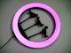 Кольцевая LED лампа селфи подсветка набор блогера Ring Light RGB MJ36-36см USB с 3 креплениями для телефона - изображение 2