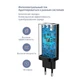 Сетевое зарядное устройство PZOZ GAN 65W (2 usb type-c + 1 usb A) Black - изображение 5