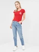 Футболка женская Tommy Hilfiger 10620.4 S Красная - изображение 3