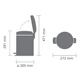 Бак для мусора Brabantia 112645 Pedal Bin NewIcon 5 л - изображение 3