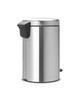 Ведро для мусора 12 литров Brabantia 113604 Pedal Bin NewIcon матовая сталь - изображение 2