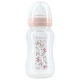 Пляшечка Kikka Boo Антиколікова 330ml Tropical Leaves Pink (31302020074) - зображення 1