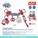 Погремушка к тележке плюшевая Sensory Toys Красная Canpol babies (5903407680712) - изображение 3
