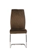 Стул для кухни и гостиной Vetro Mebel S-118 Коричневый вельвет (S-118-brown-velvet) - изображение 5
