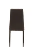 Стул для кухни и гостиной Vetro Mebel N-66-2 Коричневый + черный (N-66-2-brown/black) - изображение 4