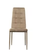 Стул для кухни и гостиной Vetro Mebel N-66-2 Капучино вельвет (N-66-2-cappuccino-velvet) - изображение 5