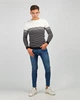 Чоловіча кофта STOCX 00100 S-M чорно-білий (40811) - зображення 5