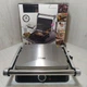 Гриль DSP KB-1001 электрический прижимной с таймером 1400W Black/Silver (800476) - изображение 1