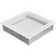 Вентиляційна решітка Kratki біла 22x22 - изображение 2