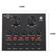 Зовнішня звукова карта адаптер аудіоінтерфейс Bluetooth Live Sound Card V8 USB-гарнітура для мікрофона - зображення 7