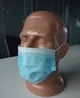 Медицинская защитная маска нестерильная Medicare с резиновыми петлями 50 шт Бело-голубые (ME) - изображение 2