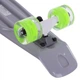Скейтборд пластиковий Penny LED WHEELS FISH 22in із світяться колесами (сірий-салат) (SK-405-12) - зображення 4