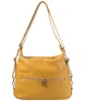 Женская Кожаная Сумка Рюкзак Italian Bags DB7151 senape - изображение 1
