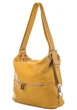 Женская Кожаная Сумка Рюкзак Italian Bags DB7151 senape - изображение 2